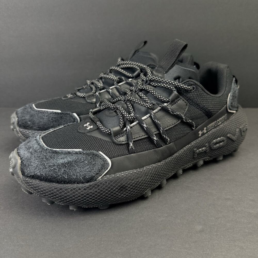 Under Armour Fat Tire Venture Pro Men’s 10.5 Black Reflective Sneakers